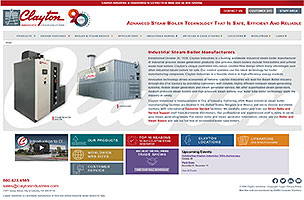 KIARO Computer Solutions Web Development client web site Clayton Industries