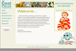 KIARO Computer Solutions Web Development client web site Cool Planet